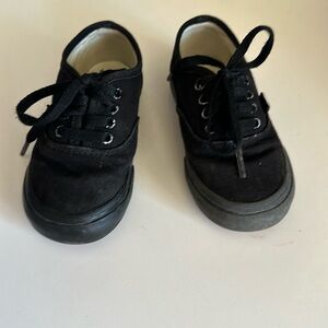 Toddler all black Vans Size 6.5